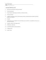 3 BCEP Govt Ch 3AnswerKey Version1 Doc Ch 3 Test Name Date Test Name