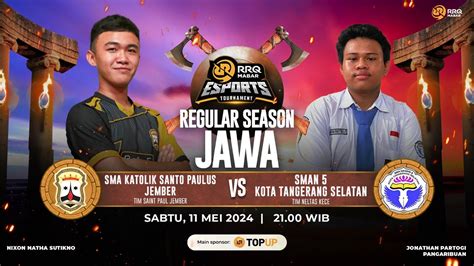 Smas St Paulus Jember Vs Sman Kota Tangerang Selatan Rrq Mabar