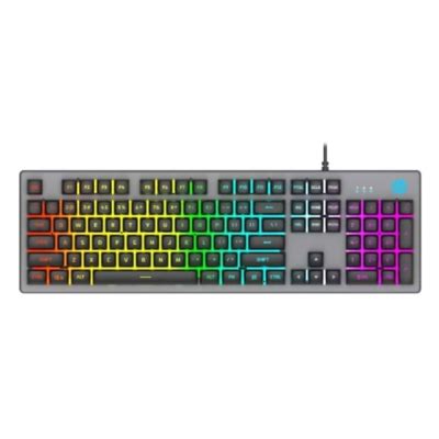 HP Teclado Gamer USB RGB Membrana 104 Teclas K500 HP Falabella