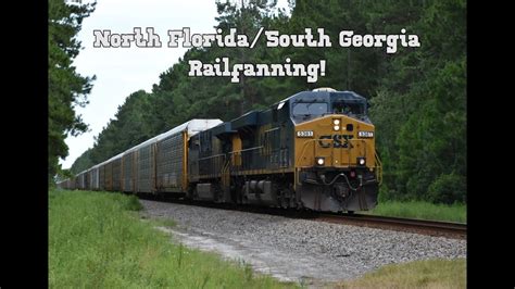 North Florida South Georgia Railfanning Compilation Youtube