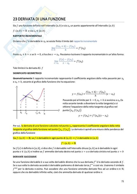 Riassunto Esame Analisi 1 Prof Leone Chiara Libro Consigliato