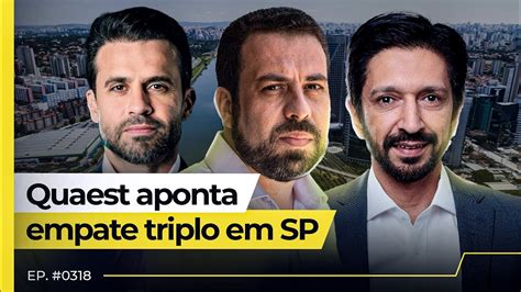 BOULOS MARÇAL E NUNES TECNICAMENTE EMPATADOS EM SP MOSTRA PESQUISA