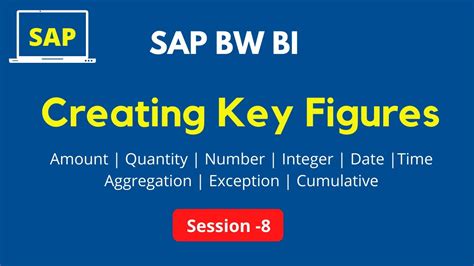 Creating Key Figures Tutorial Key Figures In Sap Bw Bi Date Time