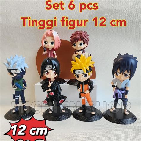 Jual Naruto Action Figure Kakashi Sasuke Itachi Sakura Garra Qposket