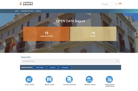 Sagunto Presenta Su Nuevo Portal De Datos Abiertos Ogov System