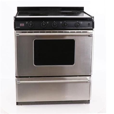 Premier 30 In Smooth Surface 4 Elements 3 9 Cu Ft Freestanding Electric