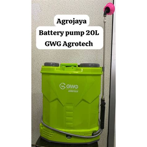 PAM RACUN BATERI Battery Knapsack Sprayer 20L GWG GREEN WORLD