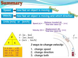 Speed and Velocity (Physics) by Teacher_Rambo - Teaching Resources - Tes