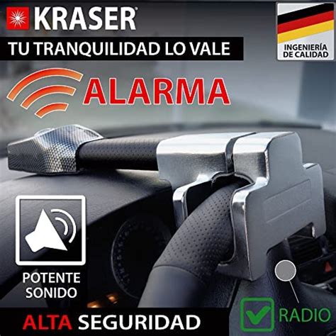 Kraser Kr Antirrobo Coche Volante Con Alarma Sensor Barra Bloqueo