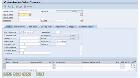 Sap S Hana Sales Order Creation Youtube