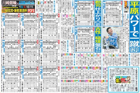 今夜公開！川崎ナイターg3の無料予想紙pdf新聞 競輪 日刊スポーツ