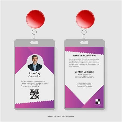 Premium Vector Vector Modern Id Card Design