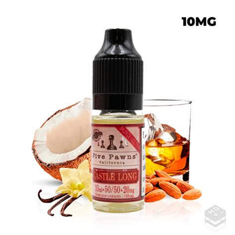 CASTLE LONG FIVE PAWNS SALT 10ML VAPE Masquevapor