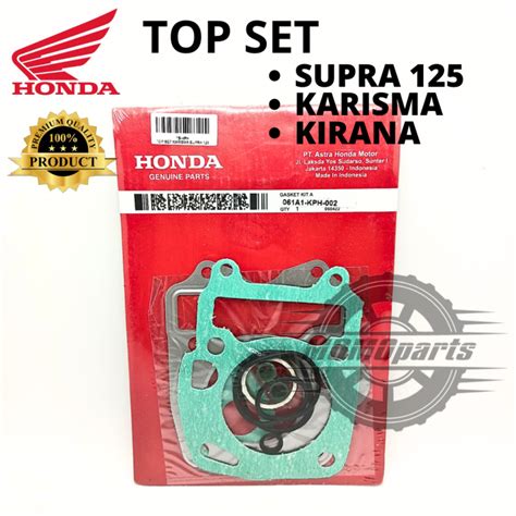 Original Paking Gasket Top Set Topset Honda Kph Karisma Supra X