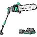 Litheli Cordless Pole Saw V Telescopic Tree Prunder M S Chain