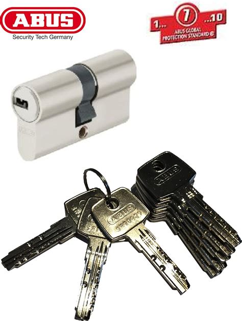 ABUS EC550 Zylinder A B 45 50 mm C 95 mm mit 8 Schlüssel SKG