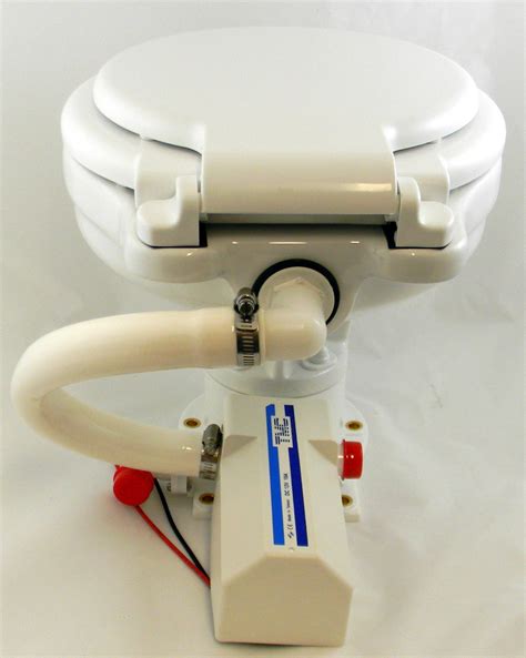 Rv Marine Toilet Electric 12v White Model 99902