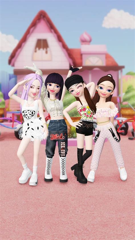 Zepeto Zepeto Global Black Pink Songs Aesthetic Grunge Black