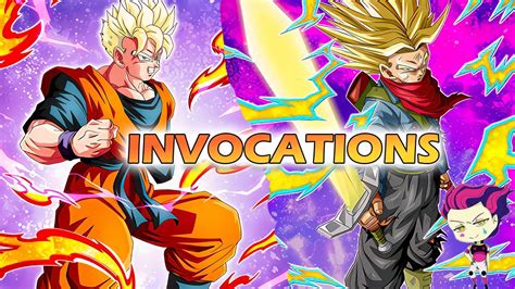 Invocations Mirai Gohan Et Trunks Carnival Dragon Ball Z Dokkan