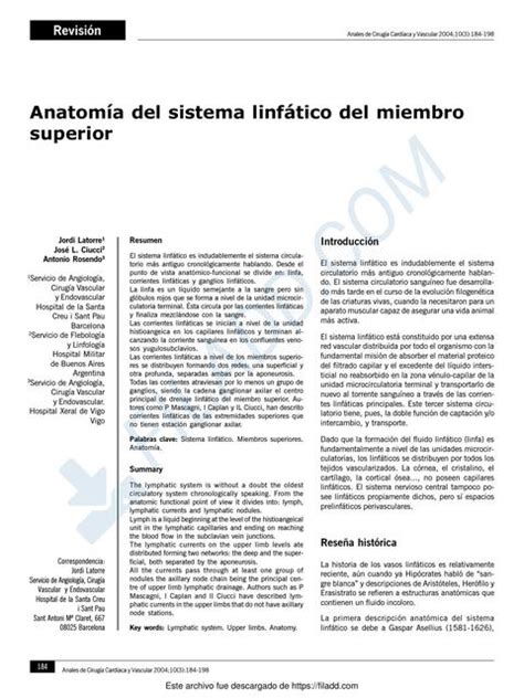 Anatomía del sistema linfático de miembro superior Joao uDocz