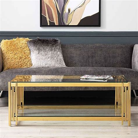 Gold Coffee Tables Picture Perfect Home