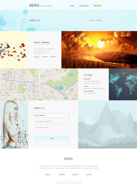 Mixta — Creative Agency, Portfolio PSD Template by torbara | ThemeForest