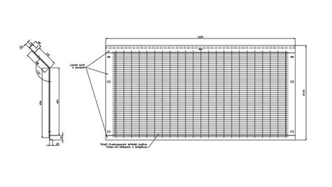 Reinforcement detailing layout - Cadbull