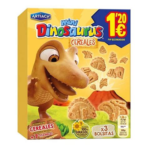 Artiach Mini Dinosaurus Cereais 3x40g Mago Alimentar