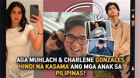 Aga Muhlach Charlene Gonzales Hindi Na Kasama Ang Mga Anak Na Sina