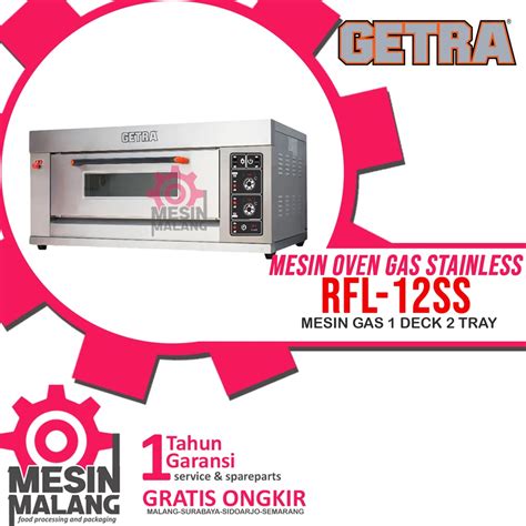 Jual Mesin Gas Oven Getra Rfl Ss Shopee Indonesia