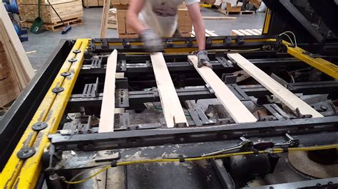 Making Pallets on Automatic Pallet Nailing Machine, Rhino Pallet - YouTube