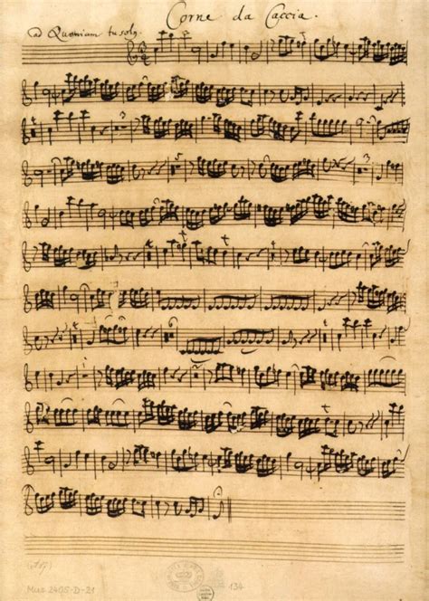 Serie Iii Bachs Notenhandschrift Von Johann Sebastian Bach Im