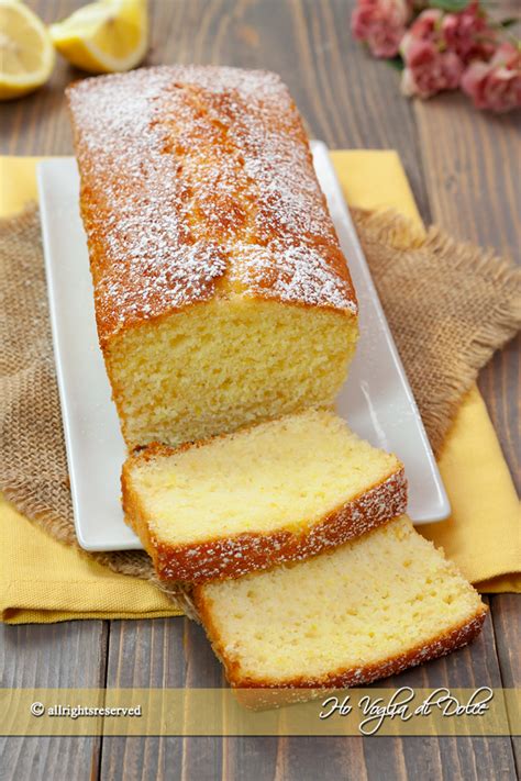 Plumcake Al Limone Soffice E Senza Burro Ricetta Ho Voglia Di Dolce