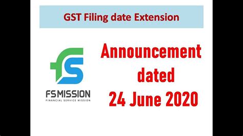 Gst Filing Due Date Extension As On June Gst Returns Gstr