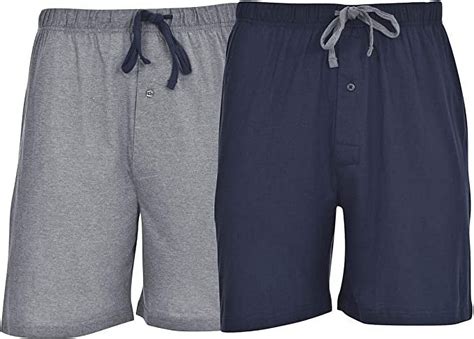 Hanes Mens Xxx Large 2 Pack Cotton Knit Short In Active Grey Heather