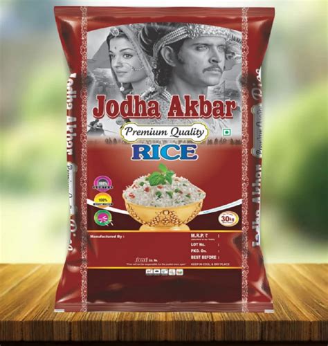 30 Kg Jodha Akbar BOPP Printed Rice Packaging Bags At Rs 11 Piece