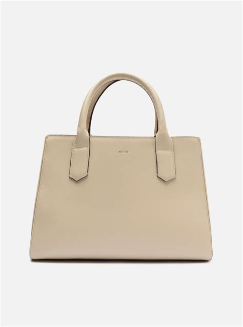 Bolsa Tote Nude Couro Grande Básica ZZ MALL