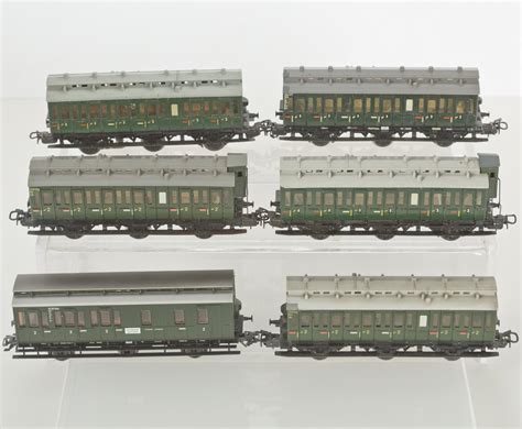 Märklin H0 4004 4005 Passenger carriage 6 compartment Catawiki