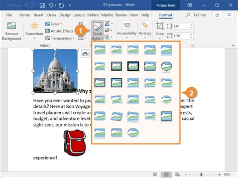 How To Insert A Picture In Word Customguide