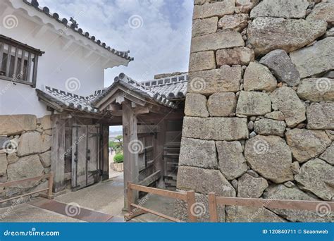 Castle Wall Of Himeji Castle In Himeji Hyogo Stock Image Image Of