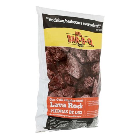 Mr Bar B Q 05002 Natural Lava Rocks 7lb Bag USA