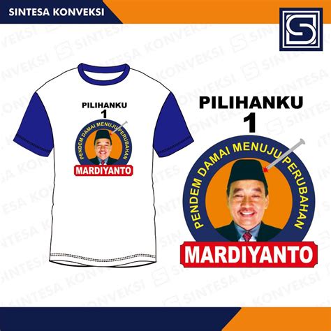 Kaos Baju Partai Murah 1 Kampanye Pilkada Pemilu Parpol