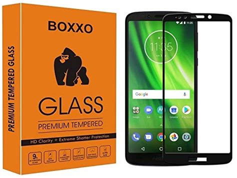 BOXXO Premium Edge To Edge Tempered Glass Screen Protector For Motorola