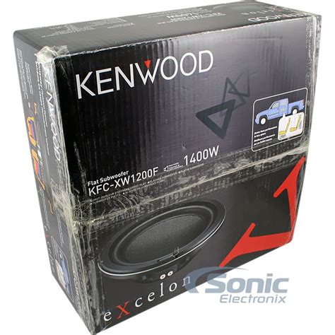 Kenwood KFC XW1200F 12 4 Ohm Shallow Mount Subwoofer