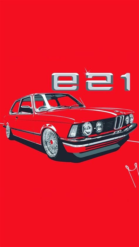 Red BMW E21 Art Car