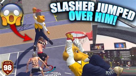 Pure Slasher Mascot Jumped OVER Defender Best Contact Dunk NBA 2K19