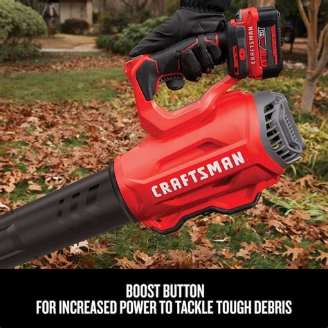 CRAFTSMAN V20 20-volt Max 350-CFM 100-MPH Brushless Handheld Cordless ...