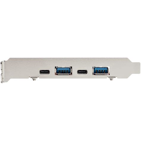 StarTech PEXUSB312A2C2V PCI Express USB Card 4 Port USB PCIe Card