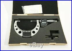 Mitutoyo Digital Blade Micrometer 75 100mm 3 4 Inches Depth 25 50mm