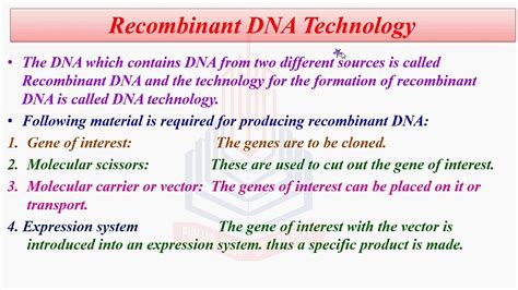 Recombinant Dna Definition